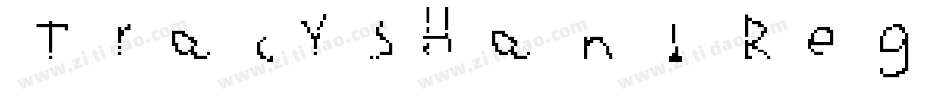 TracysHand Regular字体转换